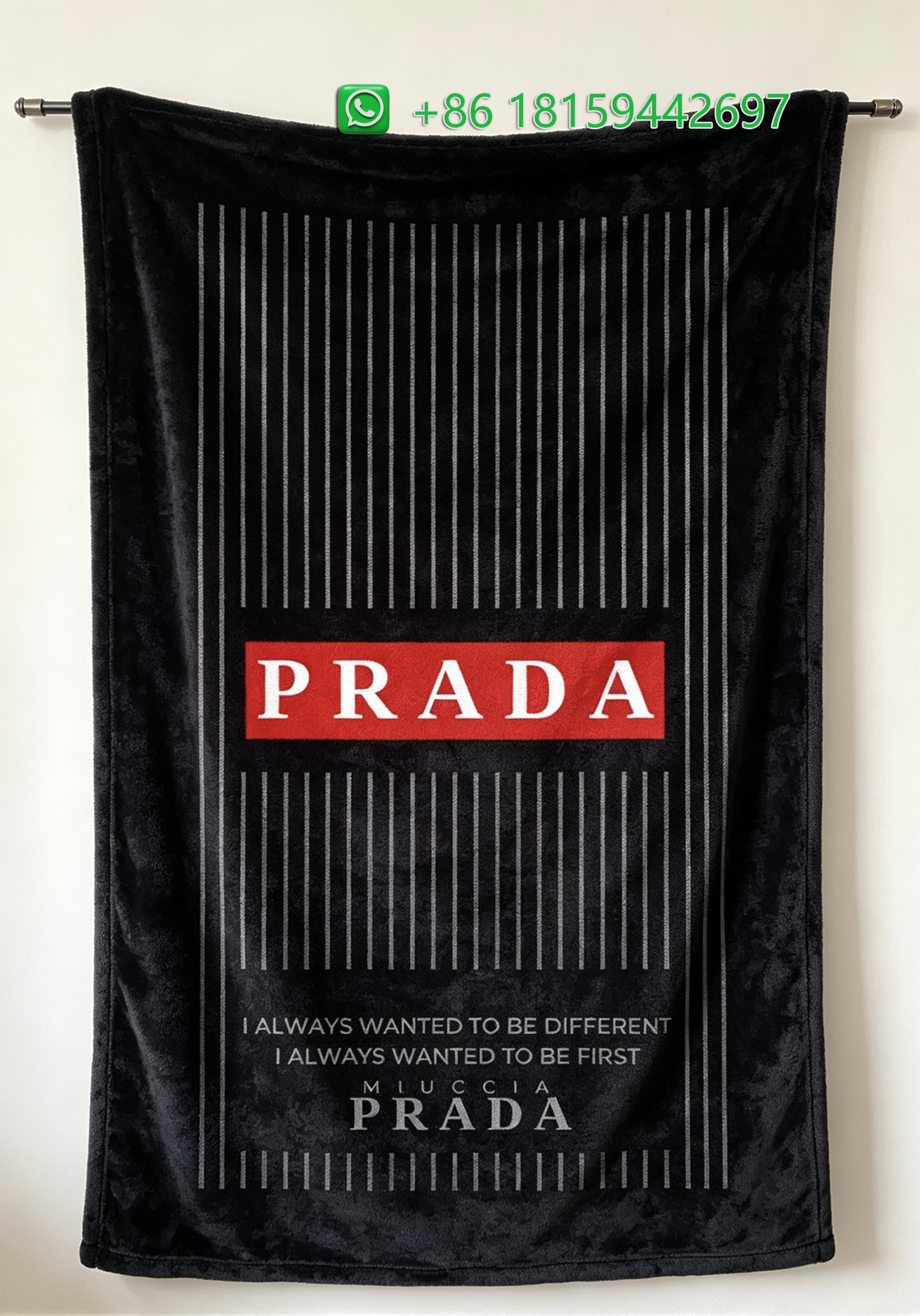 Prada Throw Blankets